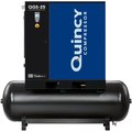 Quincy Compressor QGS 25-HP 132- Gal Tank Mounted Rotary Screw Air Compressor Triv/3/60 QGS 25 TM-3